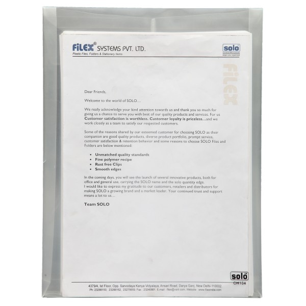 Document Bag - A4, String Closure (CH104), Pack of 10